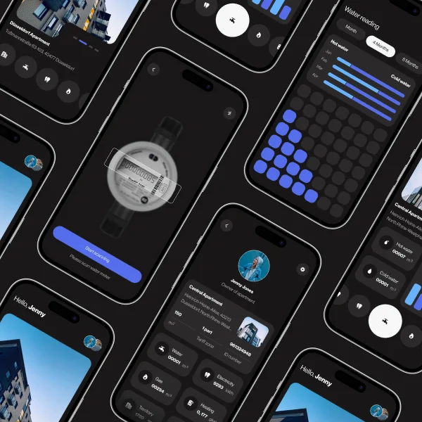meter scanner Meter Scanner utility services mobile app screens