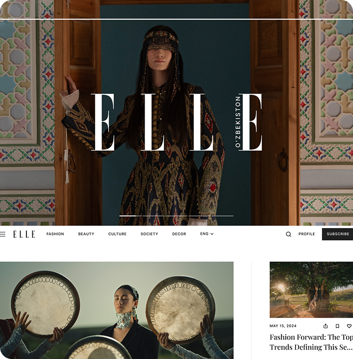 Services - mobile screens ELLE