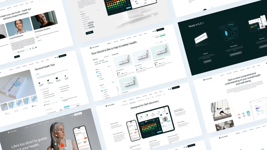End-to-end UX/UI design for a 4.5★ Trustpilot-rated healthcare product with industry awards