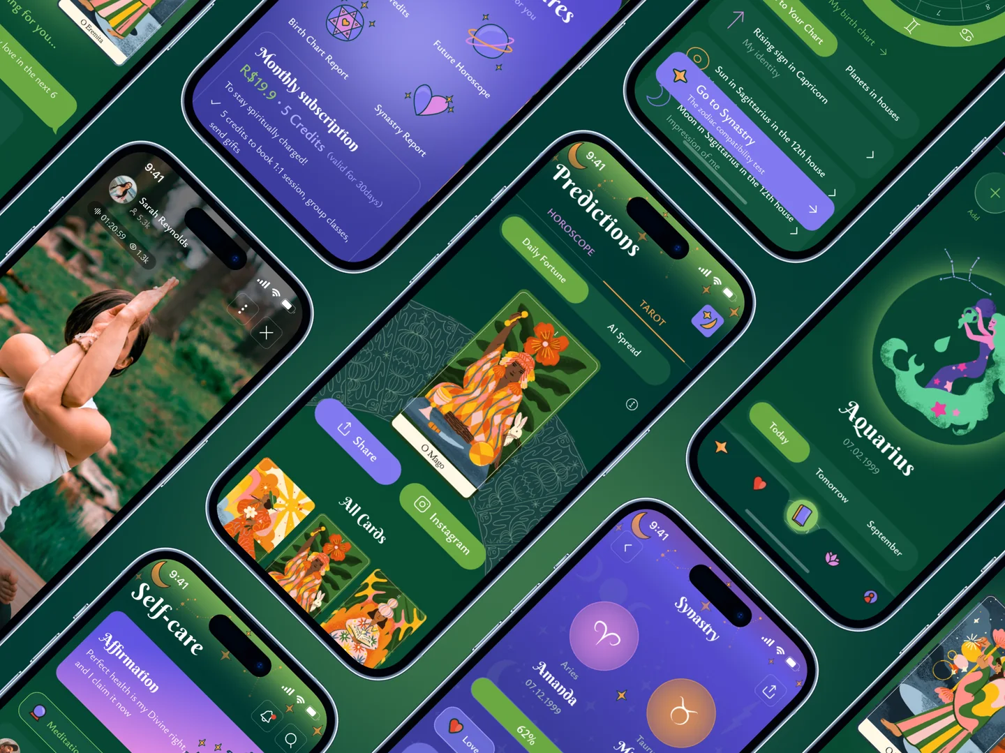 Aura Pura – Spiritual Wellness App Design for a Brazilian Platform with 500K+ Downloads Aura Pura – Spiritual Wellness App Design for a Brazilian Platform with 500K+ Downloads - Photo