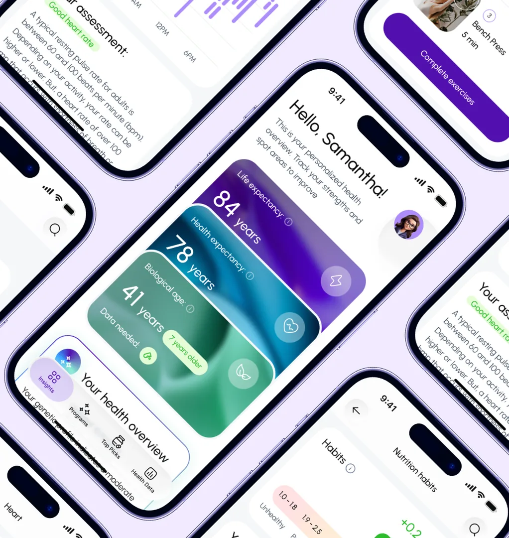 Salud.ia is an AI-powered health and longevity app