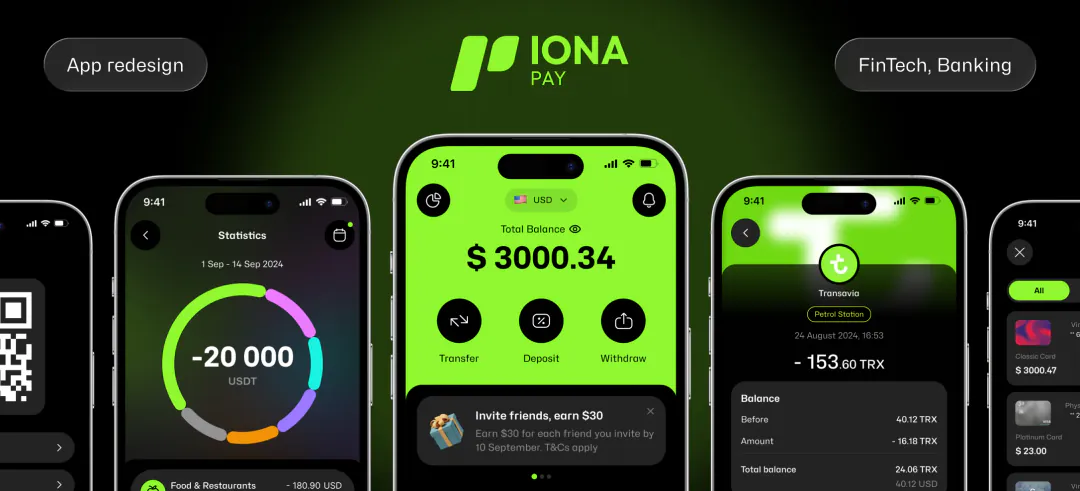 IONA Pay: Fintech App Redesign with Improved UX Clarity and Reduced User Errors — case study cover