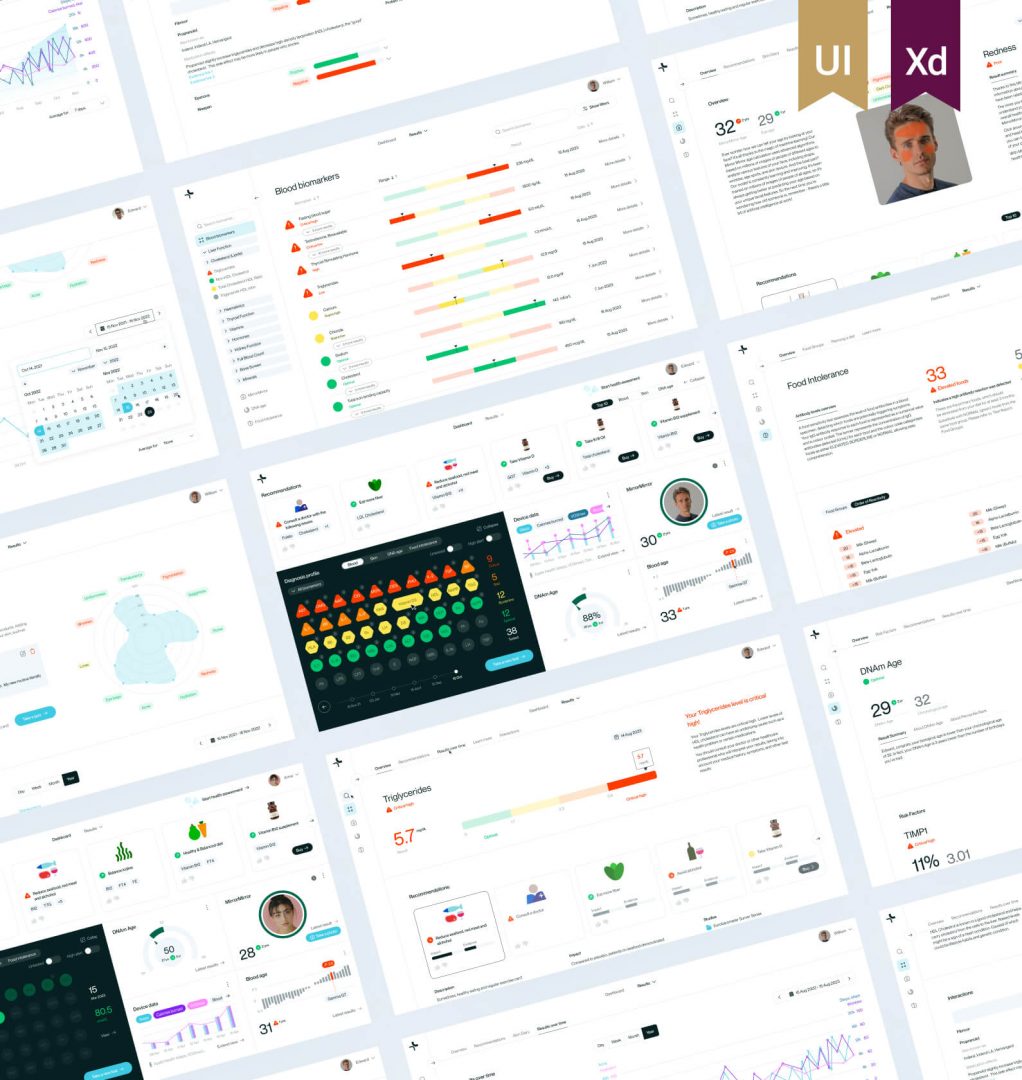 OptimallyMe - Healthcare UI/UX Design Case Study