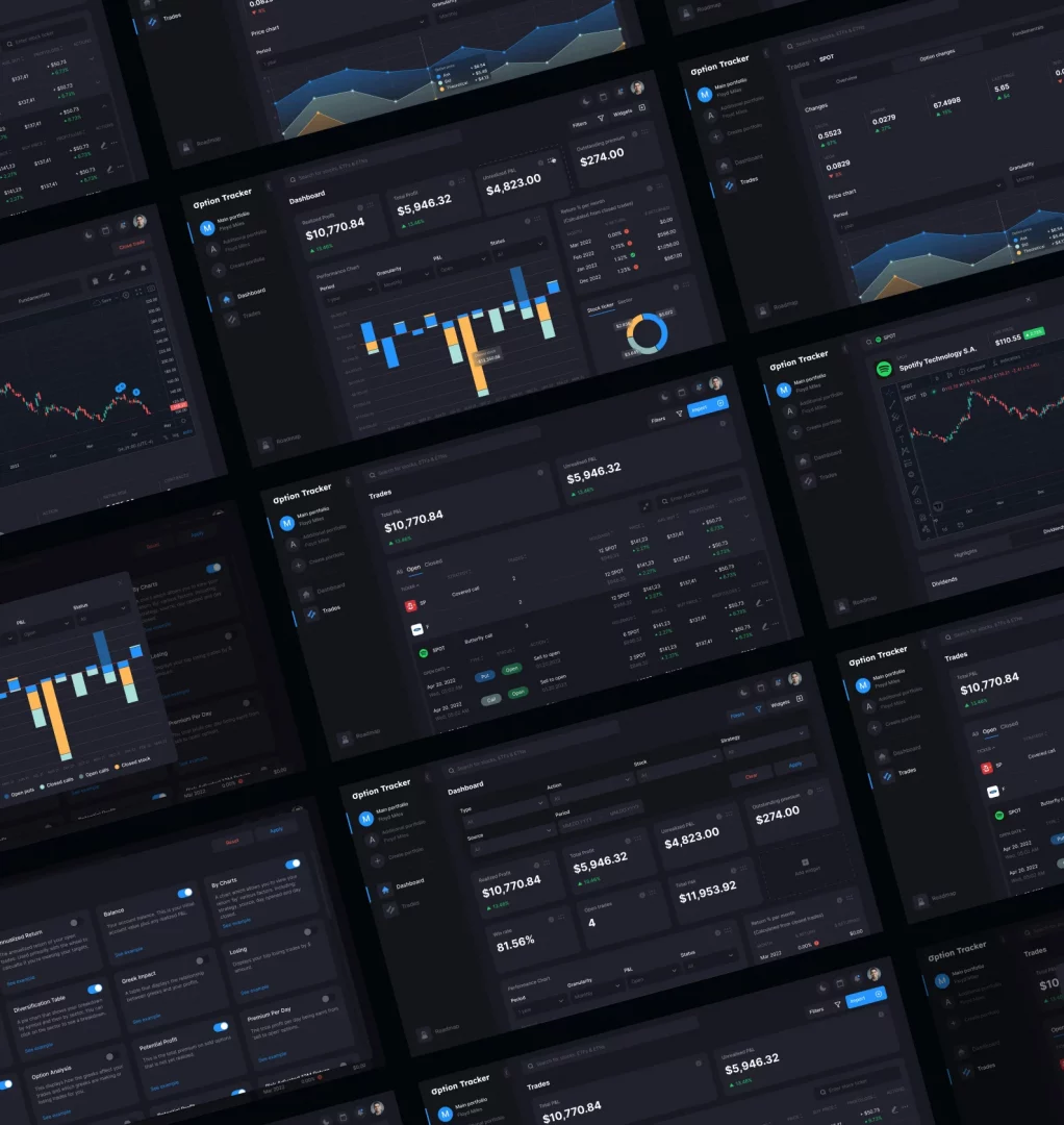 Option Tracker is a finance platform