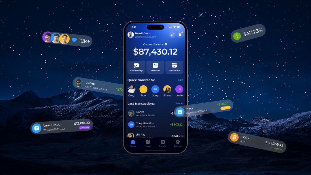 Cadmos Pay – Decentralized Finance App: Case Study Home - image 18