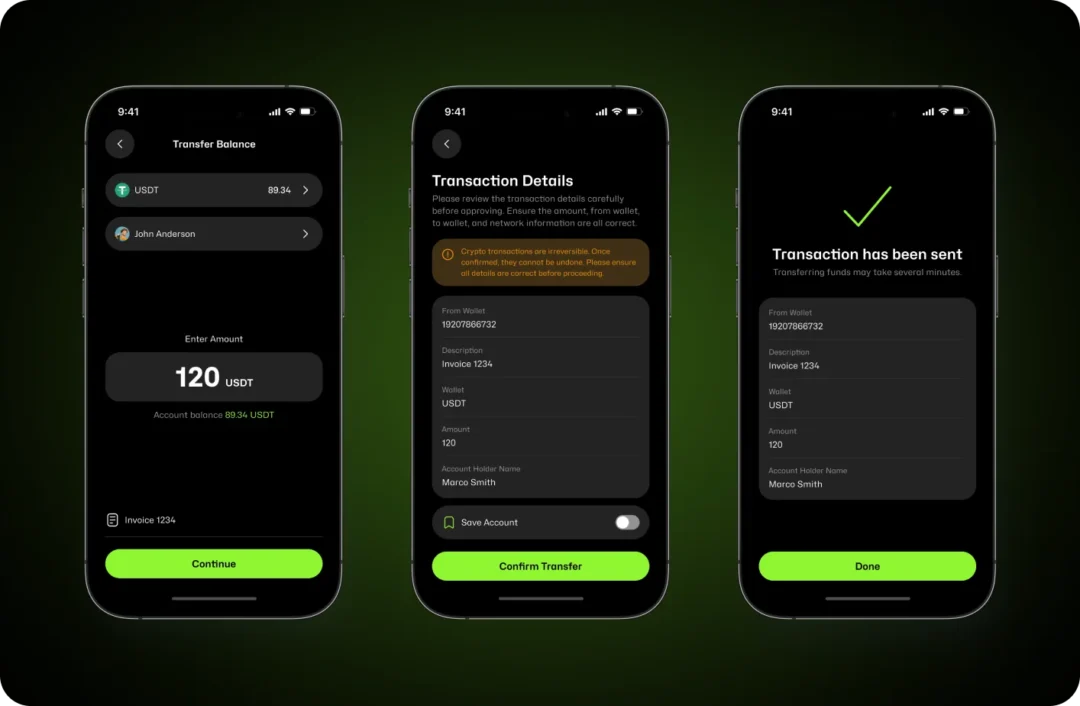 FinTech app redesign case study card management screen