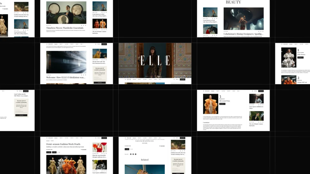 ELLE Uzbekistan’s launched in just over 2 months, and still actively operating 20+ months later. : Case Study 5-1