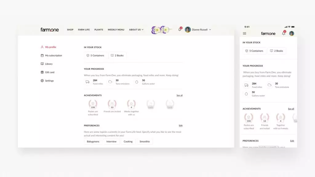 Farm.One – web app for a high-tech vertical farm 9 - зображення 9