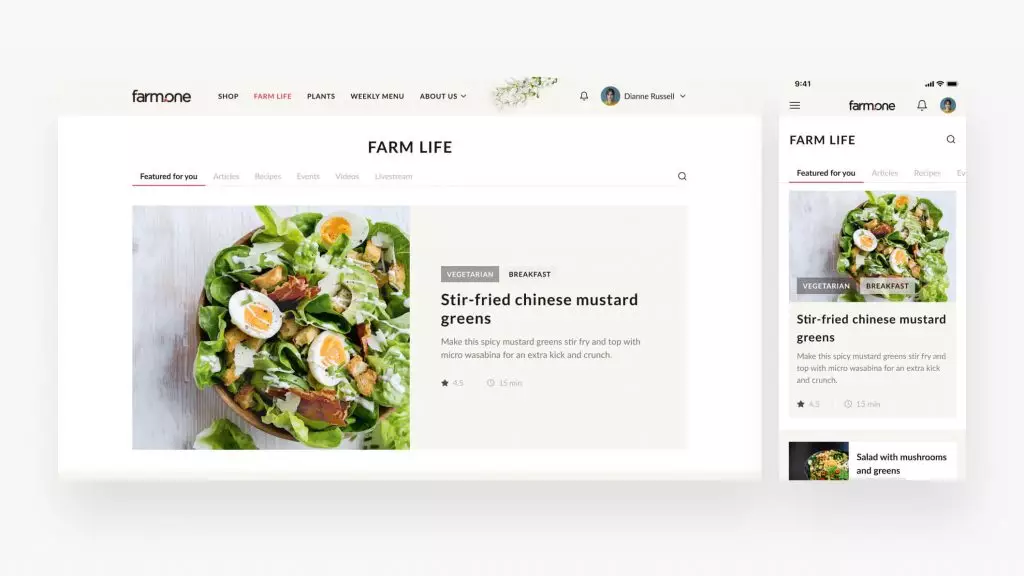 Farm.One – web app for a high-tech vertical farm 13 - зображення 13
