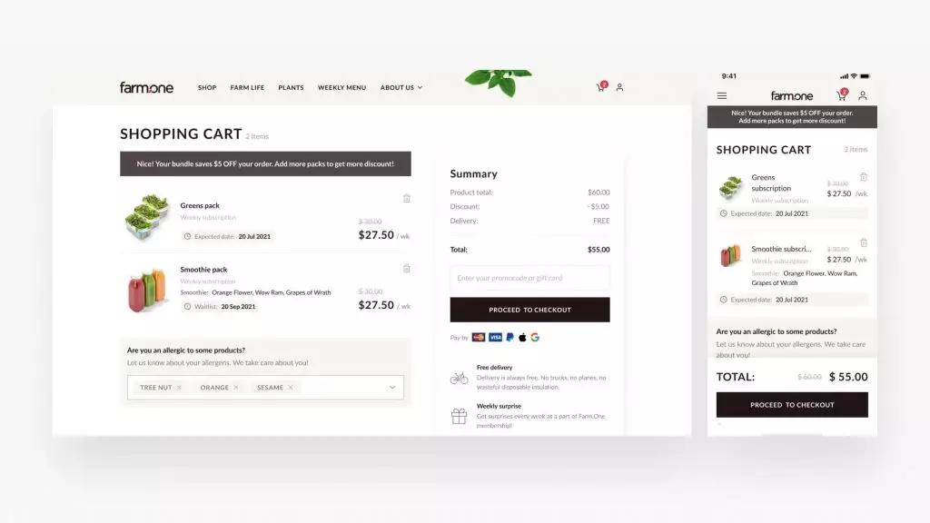 Farm.One – web app for a high-tech vertical farm 7 - зображення 7