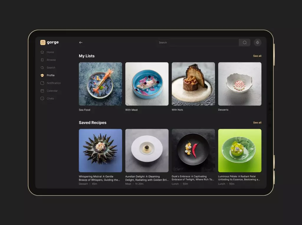 Gorge – live-streaming food application 11 - зображення 11