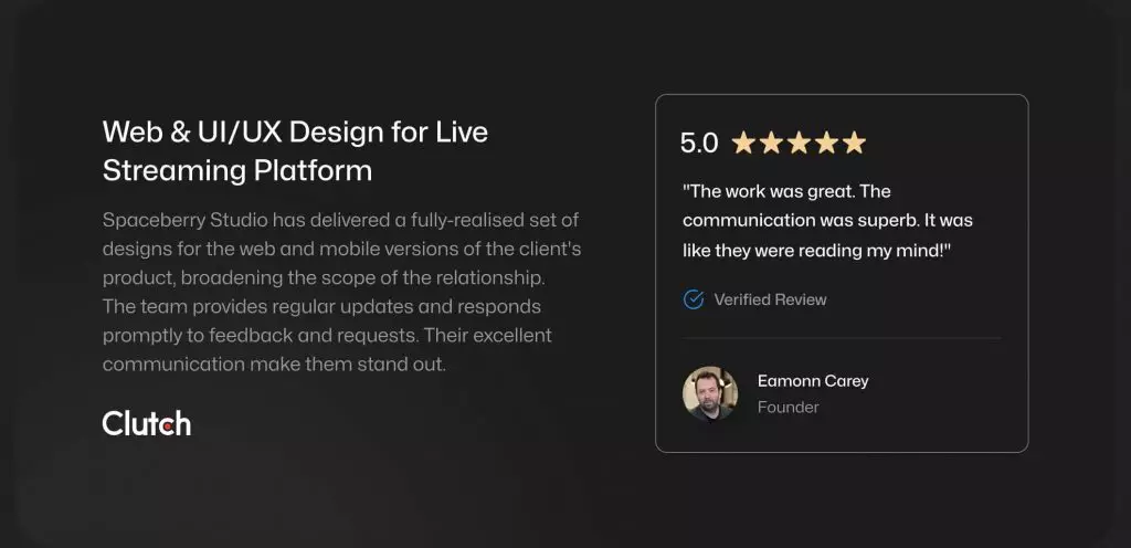 Gorge – live-streaming food application 15 - зображення 15