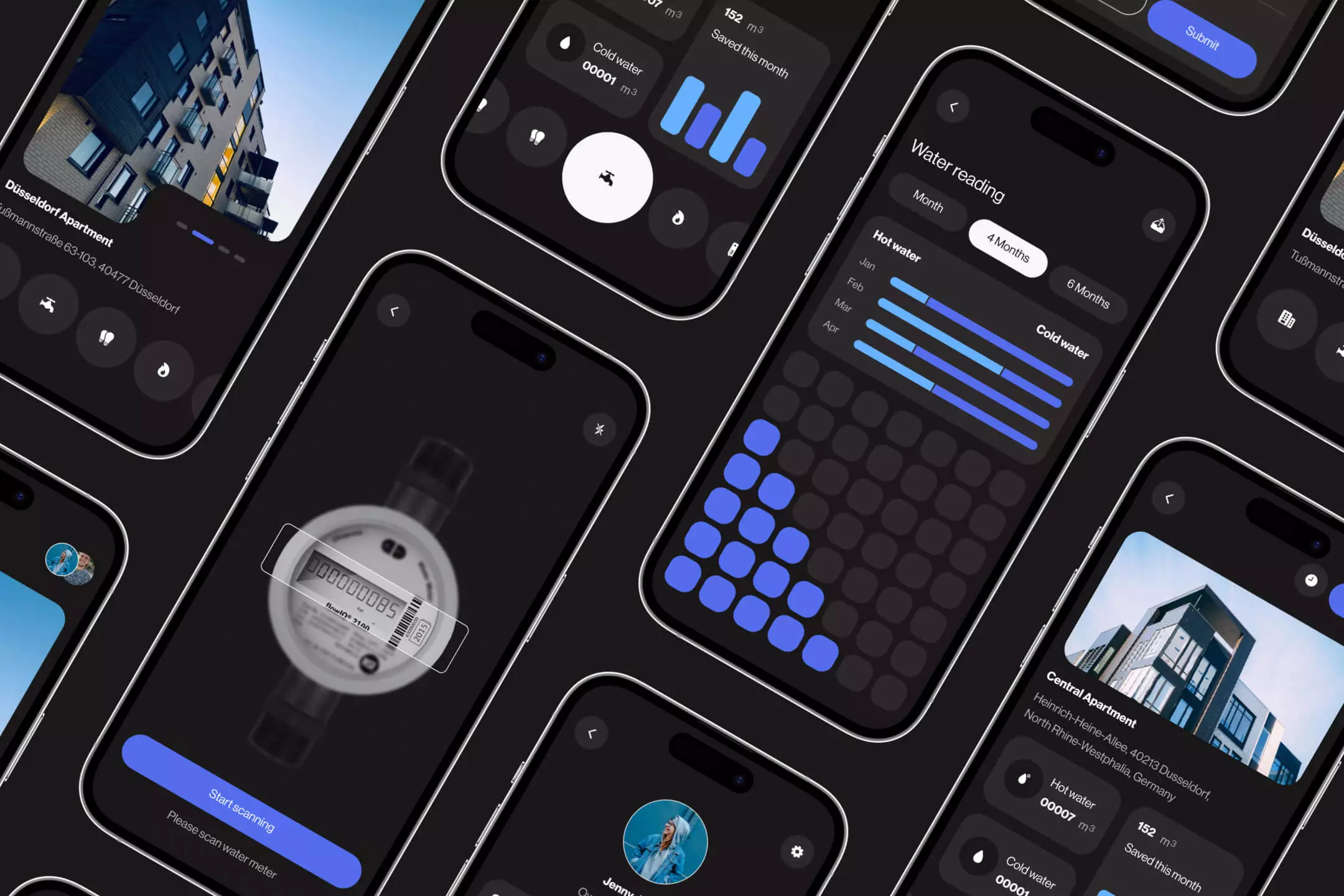 Meter Scanner – Utility Mobile App Design - Photo