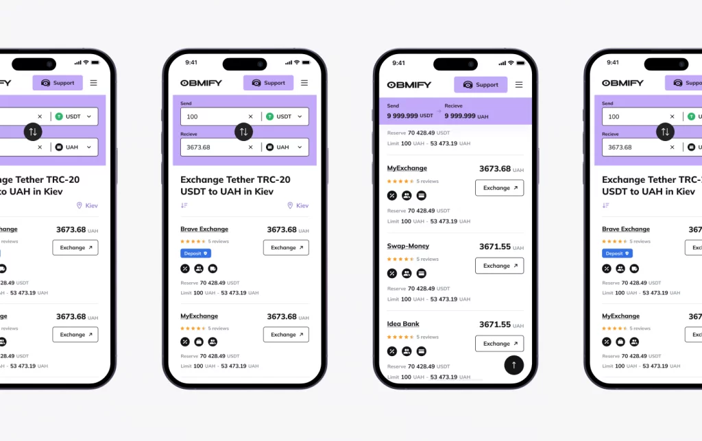 Obmify – Exchange monitoring service 4 - зображення 4