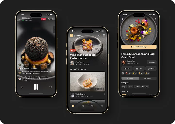 Services - mobile screens Gorge